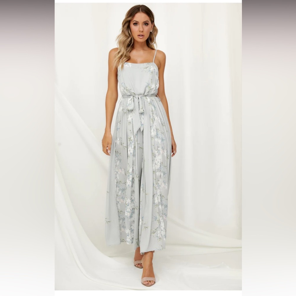 Hello molly jumpsuit. Worn once then dry cleaned.